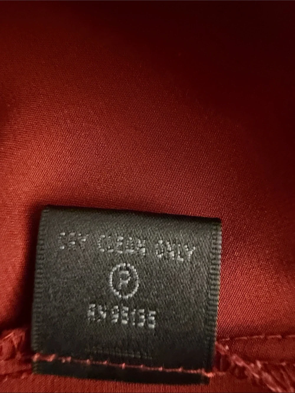 Lafayette 148 New York NWOT 100% Silk Rust Satin Blouse Luxe Minimalist - Picture 8 of 8